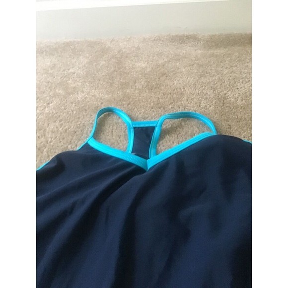 Champion Women's Swimsuit Size Large 12-14 Blue - Picture 3 of 6